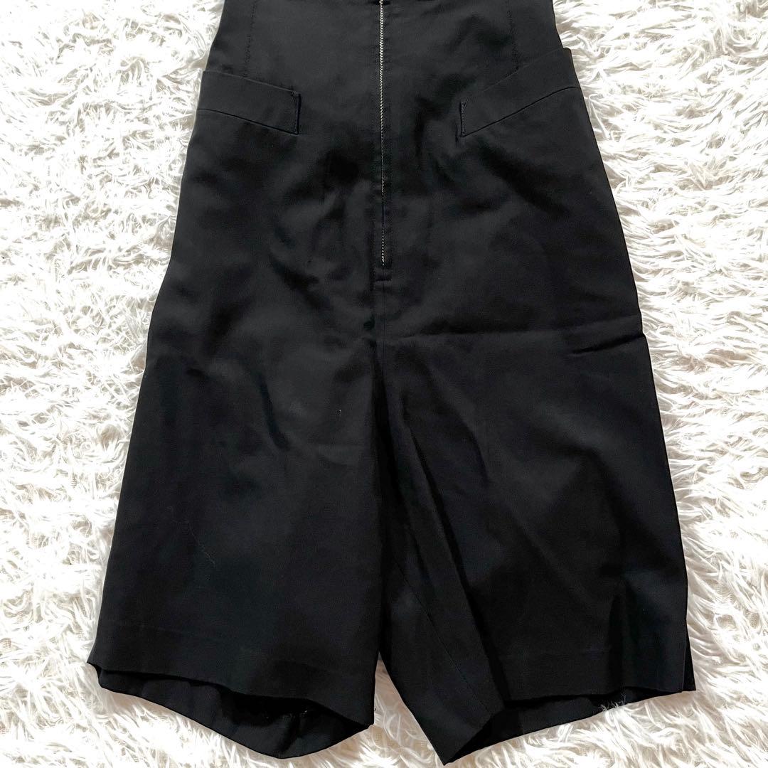 ジャンポール ゴルチエ　ショート　サロペット　オールインワン　ベルト　ブラック