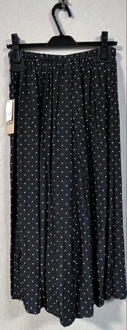 BEARDSLEYビアズリー　シワシフォンギャザーパンツ　ドット