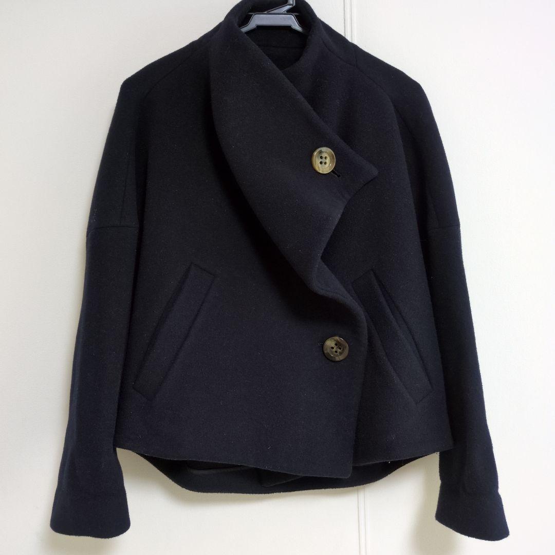 エンフォルド ・ネイビー ・ショートジャケット・SIZE36