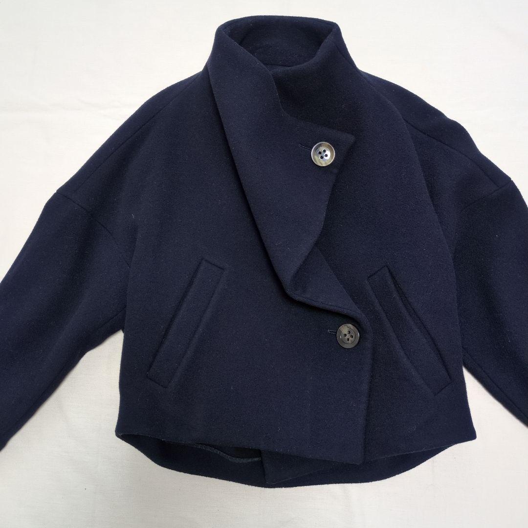エンフォルド ・ネイビー ・ショートジャケット・SIZE36