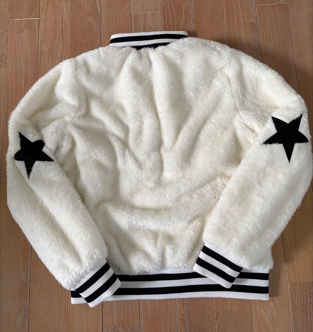 V TWELVE ホワイト フリースジャケット M