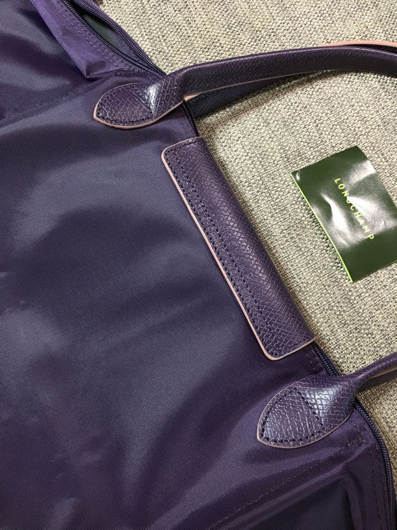 ロンシャンのプリアージュトートバッグ 折りたたみ Ｌ ビルベリー