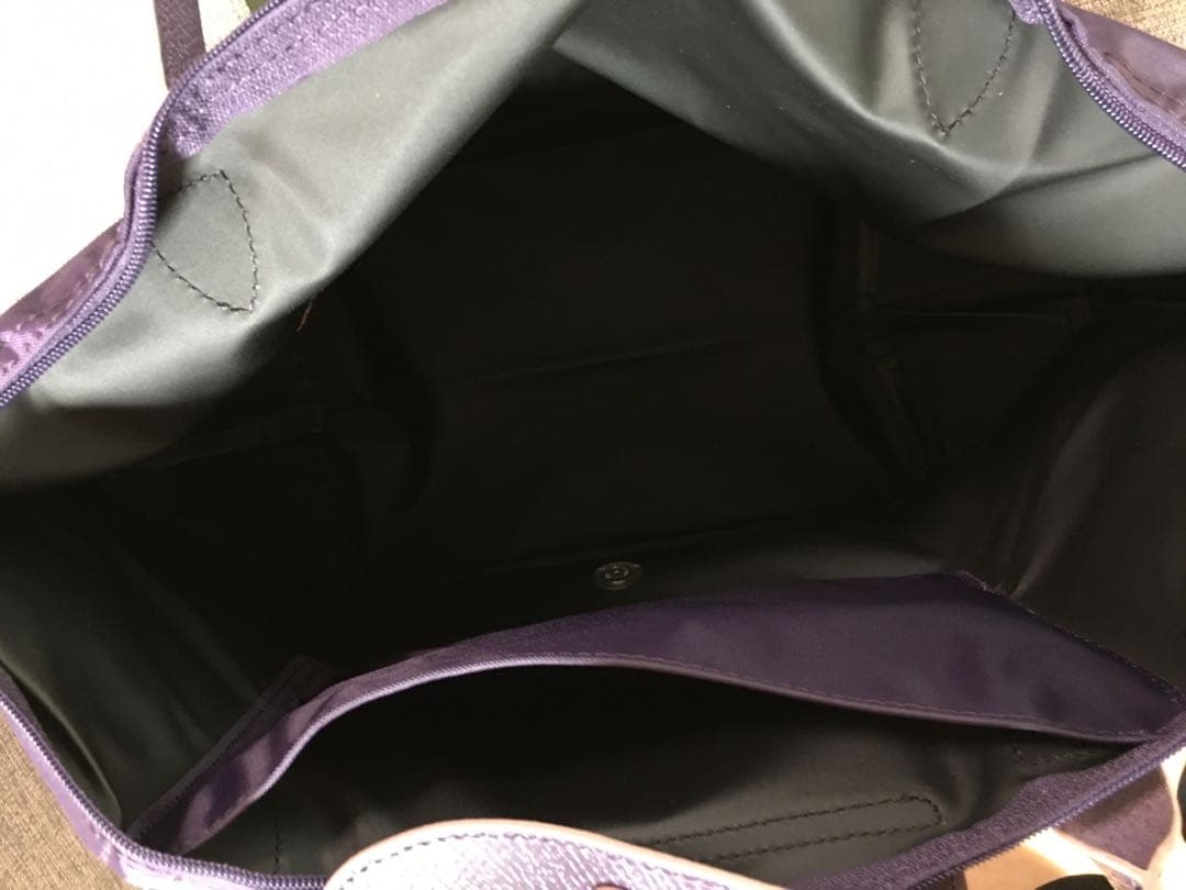 ロンシャンのプリアージュトートバッグ 折りたたみ Ｌ ビルベリー