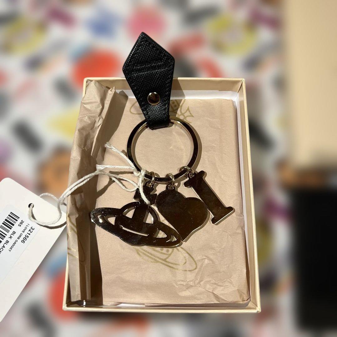 Vivienne Westwood キーリング　キーホルダー ブラック