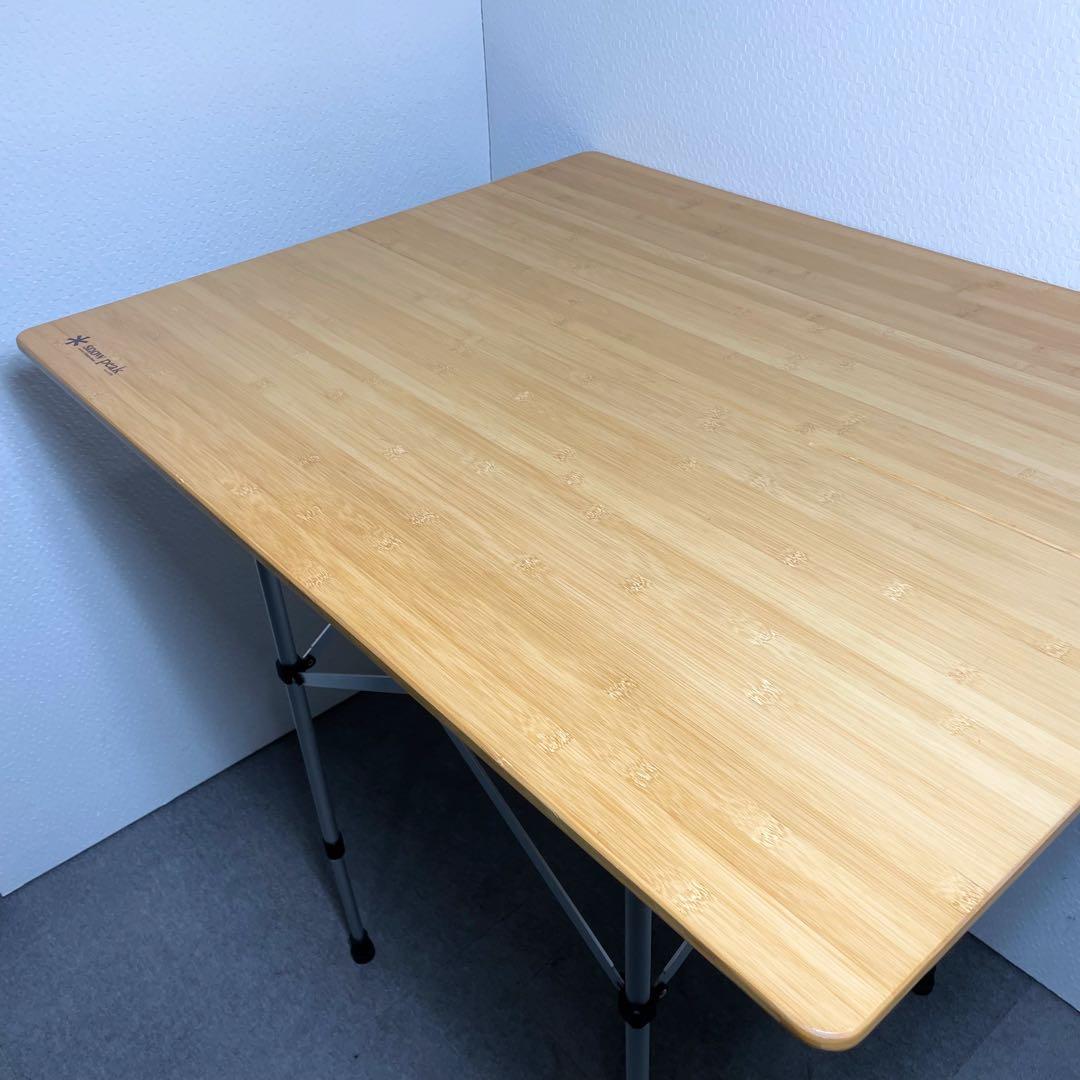  peak　LV-121T　アジャスタブルFテーブル竹　廃盤希少品