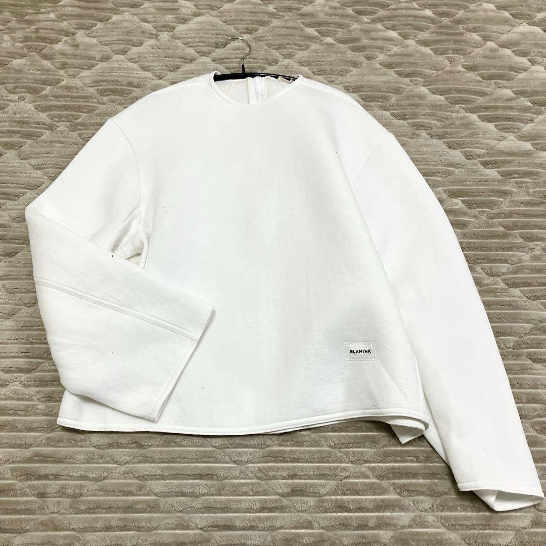 BLAMINK ブラミンク プルオーバー　スウェット　ホワイト