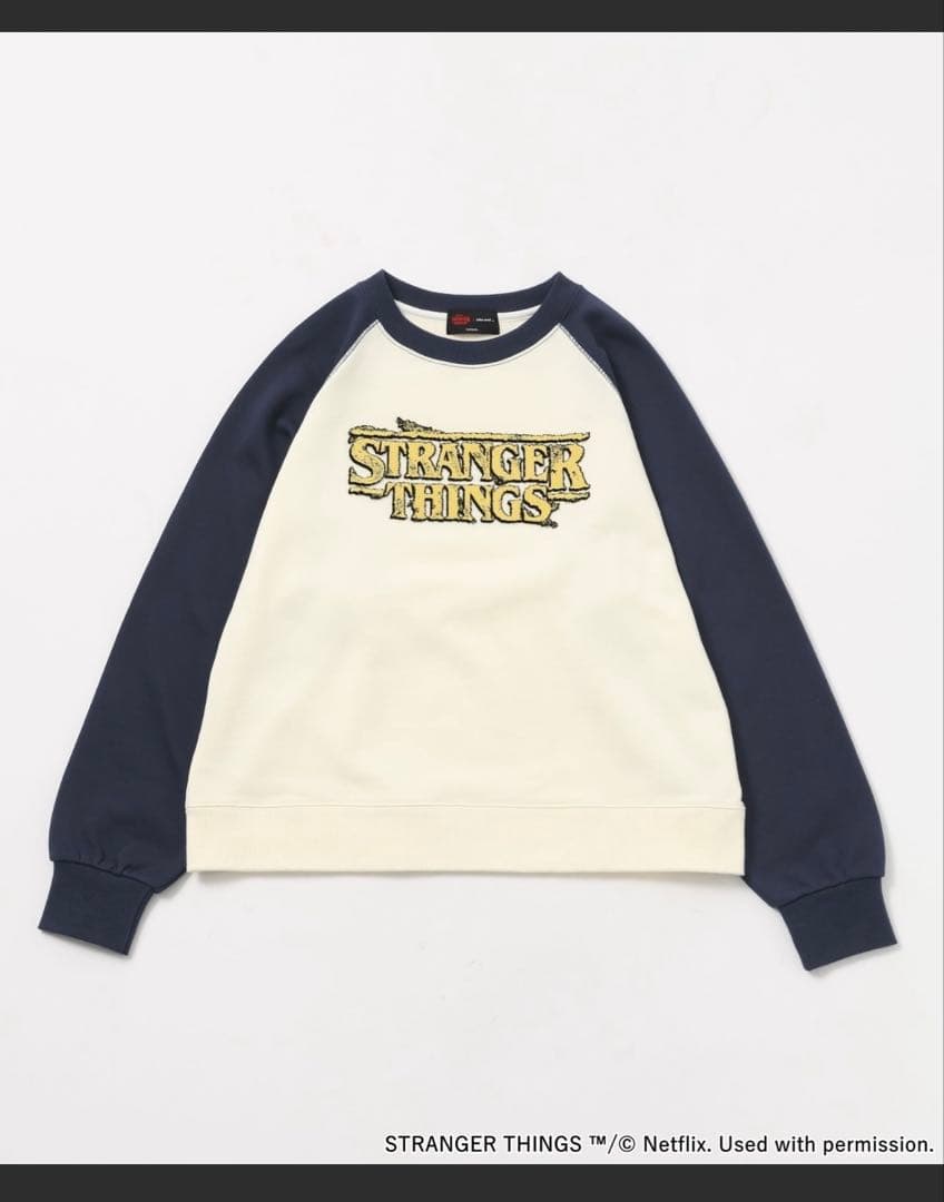 ニコアンドSTRANGER THINGS コラボ スエットプルオーバーサック付き