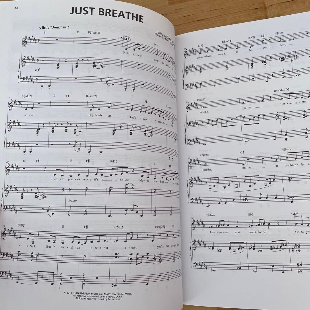 ニューヨーク　ブロードウェイ　プロム　楽譜