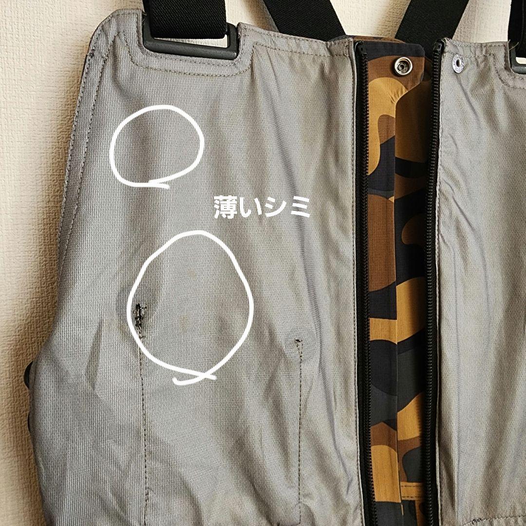 ■P.RHYTHM■スノーボード・スキーウェア ビブパンツ 迷彩