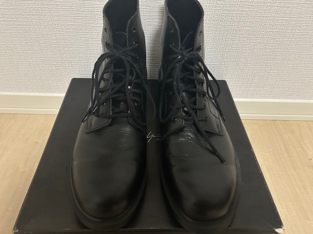 YohjiYamamotoPOURHOMME レザーブーツ　ブラック y's