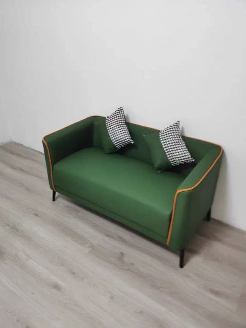 ソファ　2人掛け　コスパ　緑色