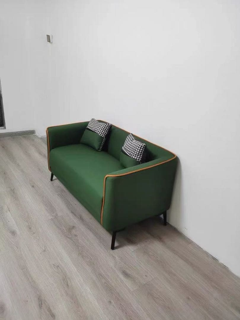 ソファ　2人掛け　コスパ　緑色