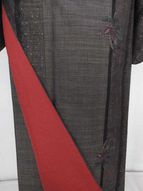 新古品！純泥染＊７マルキ＊本場奄美大島紬＊友原織物＊着物＊１６０ｃｍ＊裄６４
