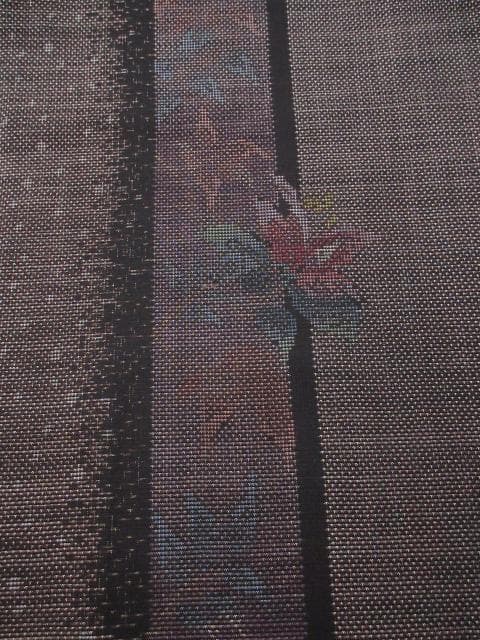 新古品！純泥染＊７マルキ＊本場奄美大島紬＊友原織物＊着物＊１６０ｃｍ＊裄６４