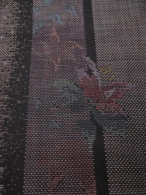 新古品！純泥染＊７マルキ＊本場奄美大島紬＊友原織物＊着物＊１６０ｃｍ＊裄６４