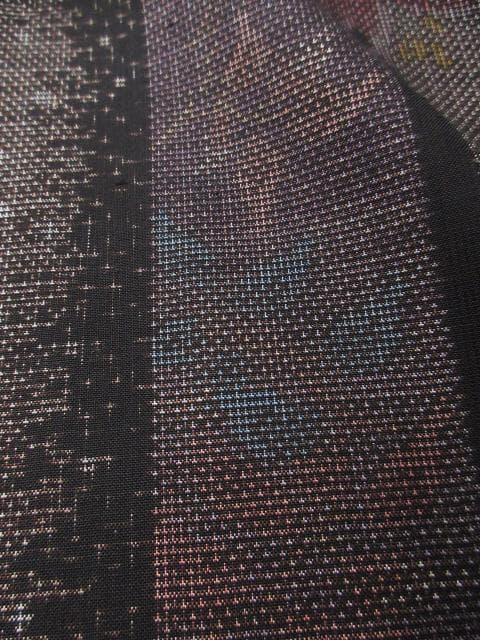 新古品！純泥染＊７マルキ＊本場奄美大島紬＊友原織物＊着物＊１６０ｃｍ＊裄６４