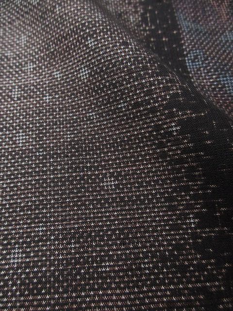 新古品！純泥染＊７マルキ＊本場奄美大島紬＊友原織物＊着物＊１６０ｃｍ＊裄６４