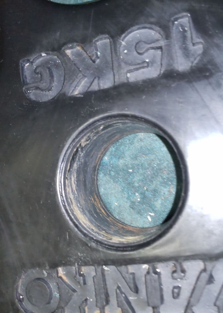 美品 オリンピック プレート IVANKO 15kgプレート1枚①