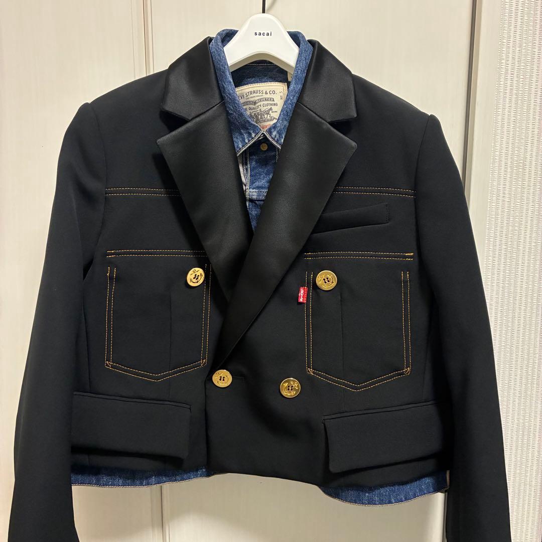 Sacai Levi's Matelasse Twill JACKET サイズ2