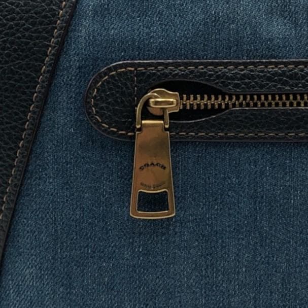 【美品】COACHコーチ　2way　ショルダーバッグ　ハンドバッグ　デニム