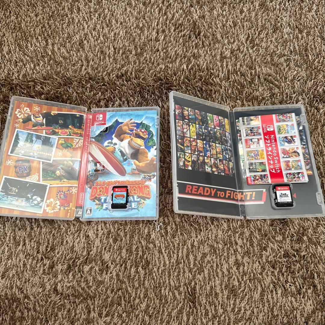 Nintendo Switch 本体 + ゲーム2本 + ケース