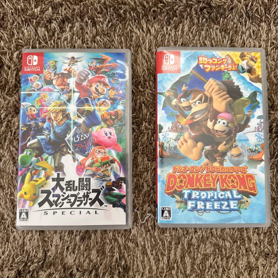 Nintendo Switch 本体 + ゲーム2本 + ケース