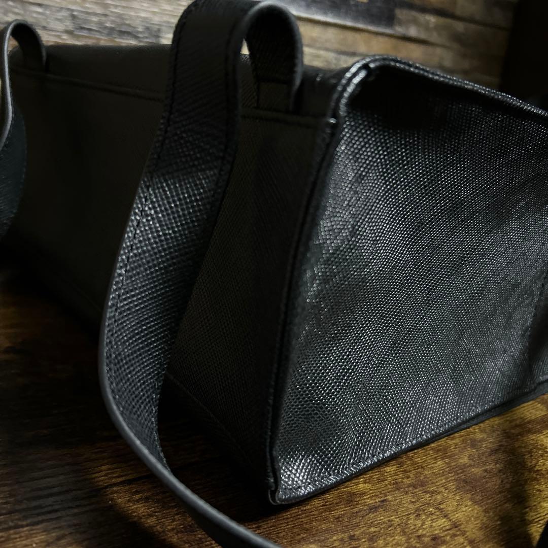 GOLDMEN 本革サフィアーノリュック TRANSIC ブラック　未使用