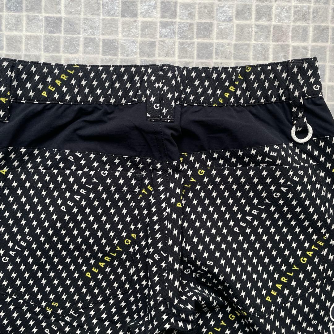 PEARLY GATES パーリーゲイツ　ジョガーパンツカミナリ柄　ネイビー　0