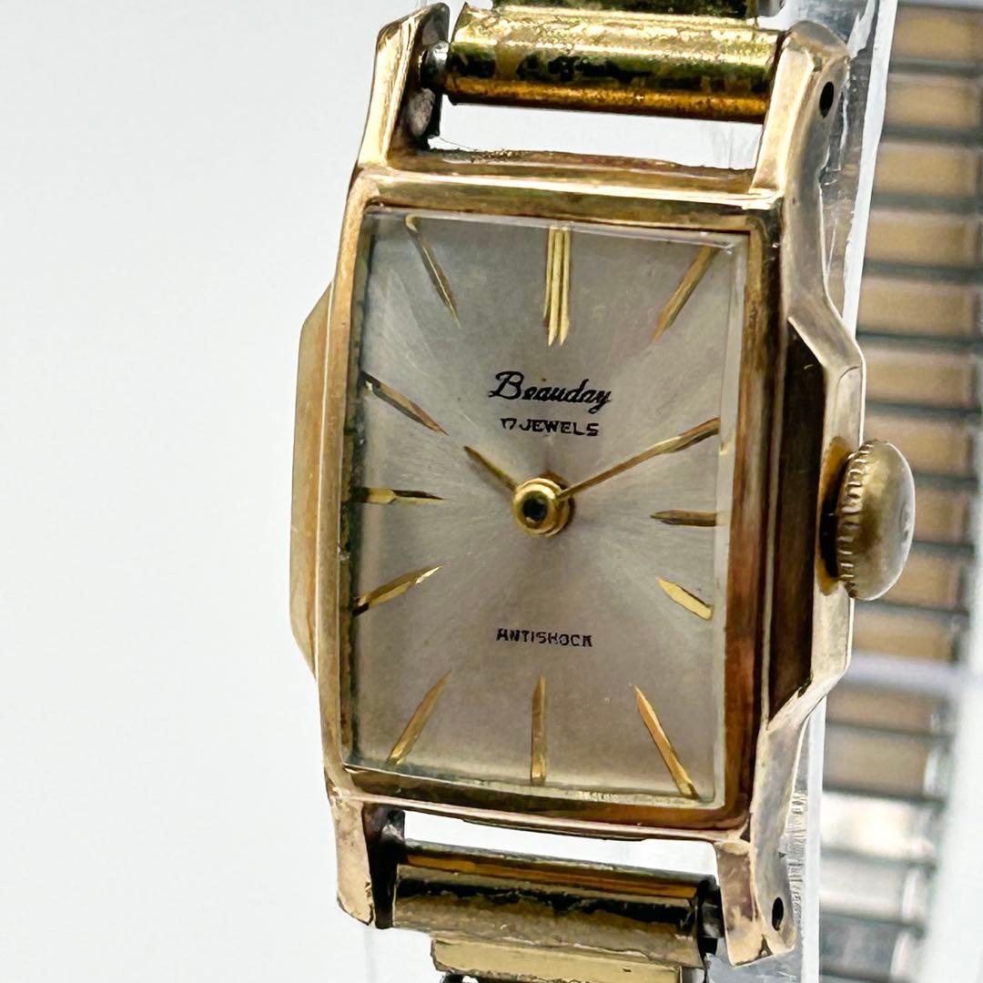 SEIKO Beauday ゴールド 手巻き GOLD レディース 腕時計 稼働