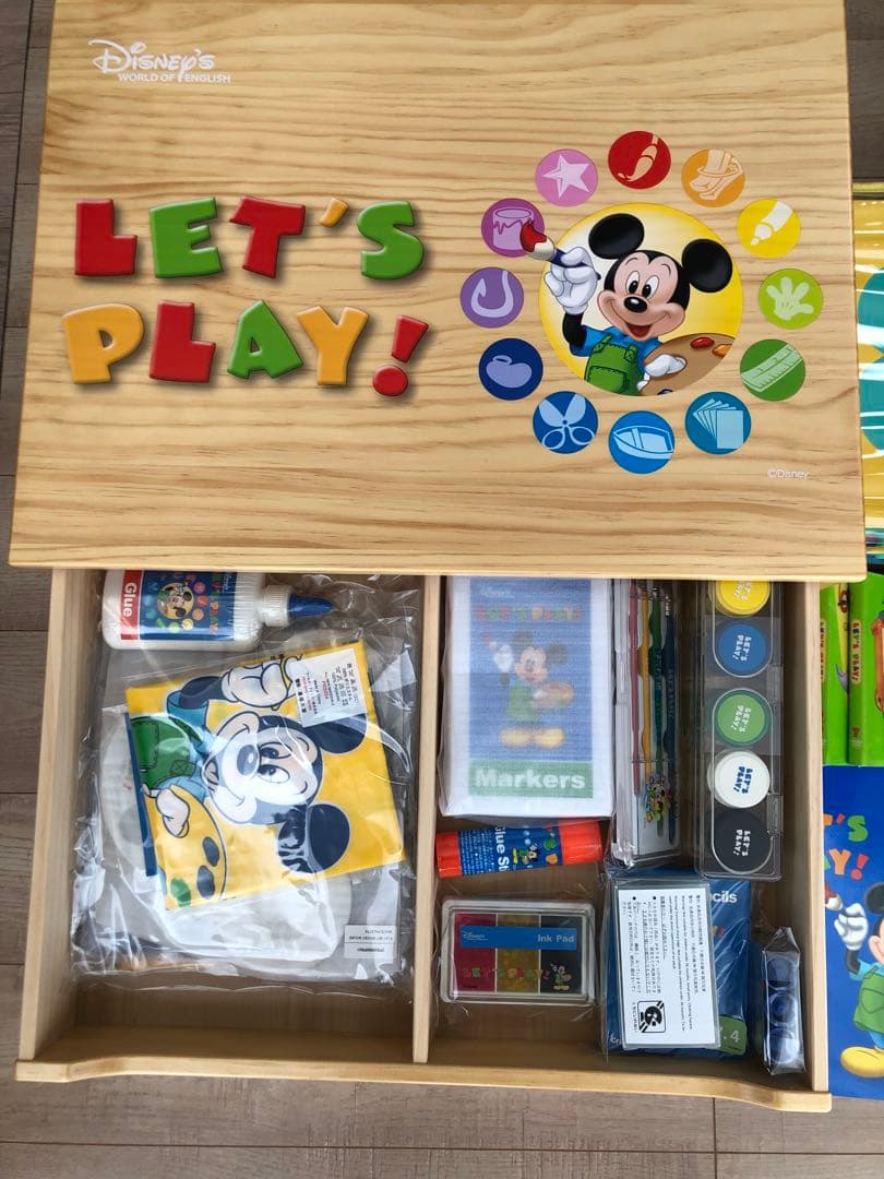 DWEディズニー英語システム　ワールドファミリー　レッツプレイ　フルセット