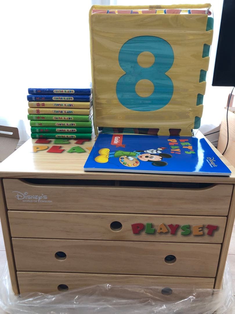 DWEディズニー英語システム　ワールドファミリー　レッツプレイ　フルセット