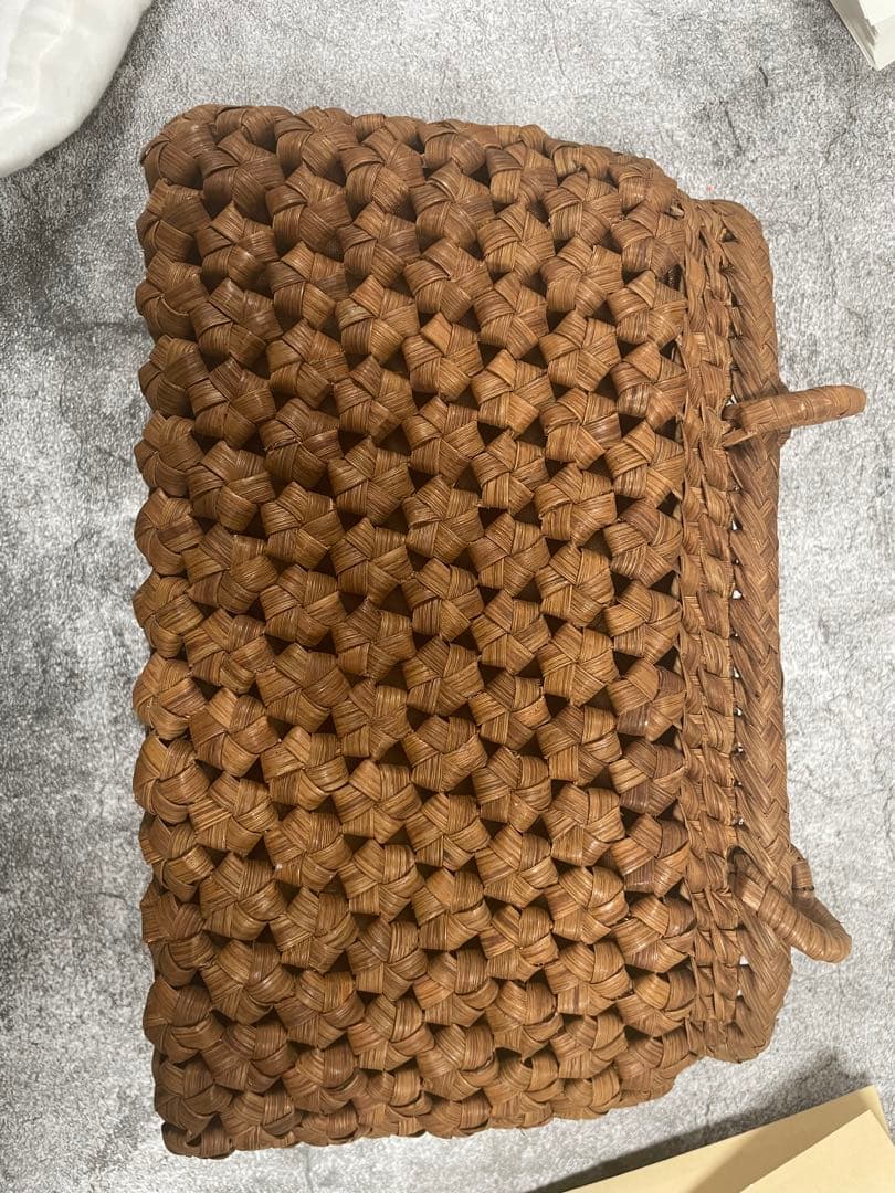 山葡萄かごバッグ 新品バッグ 手提げ 籠 保存袋付き 手作りバッグ