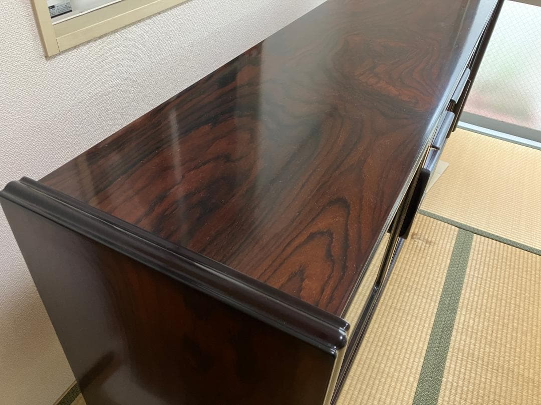 【最終出品】TAKEDOMI製！昭和レトロ　ローズウッド　サイドボード　希少品