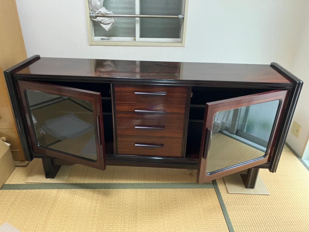 【最終出品】TAKEDOMI製！昭和レトロ　ローズウッド　サイドボード　希少品