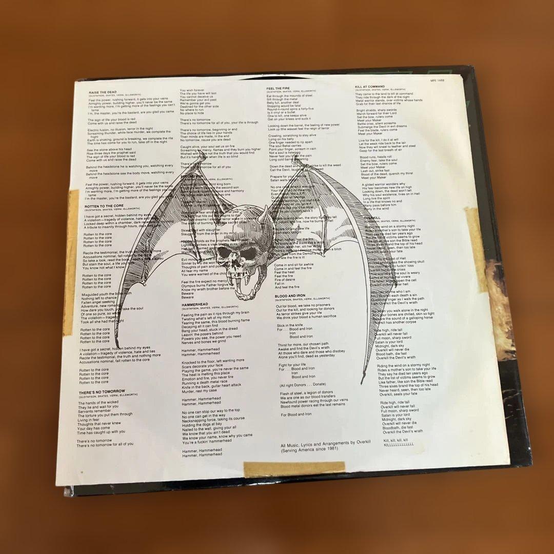 OVER KILL レコード ヘヴィメタル スラッシュメタル