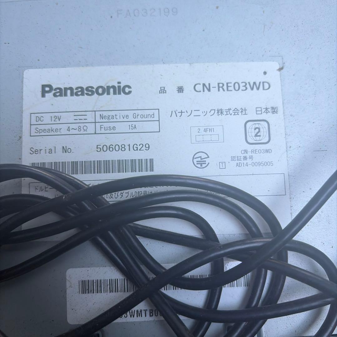 Panasonic CN-RE03WD カーナビ