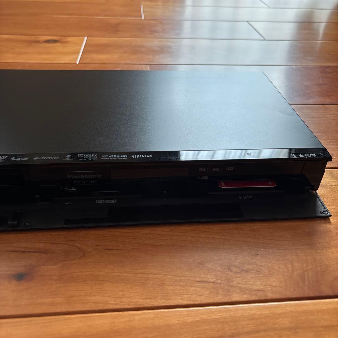週末セール！パナソニック DMR-BZT600 ブルーレイレコーダー リモコン付