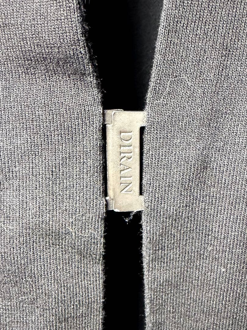 DIRAIN ノーカラーフードジャケット　立体裁断　julius