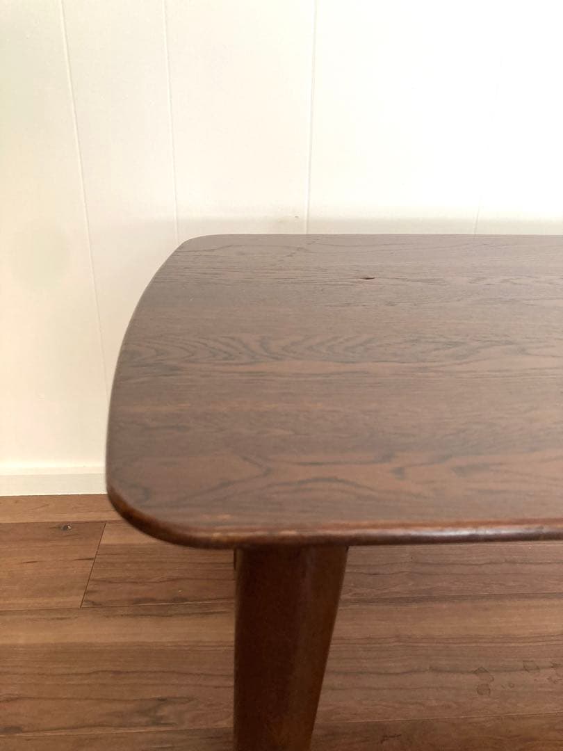 【メンテ済】上質なローテーブル　IDC大塚家具　ナラ材