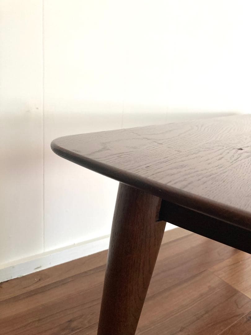 【メンテ済】上質なローテーブル　IDC大塚家具　ナラ材