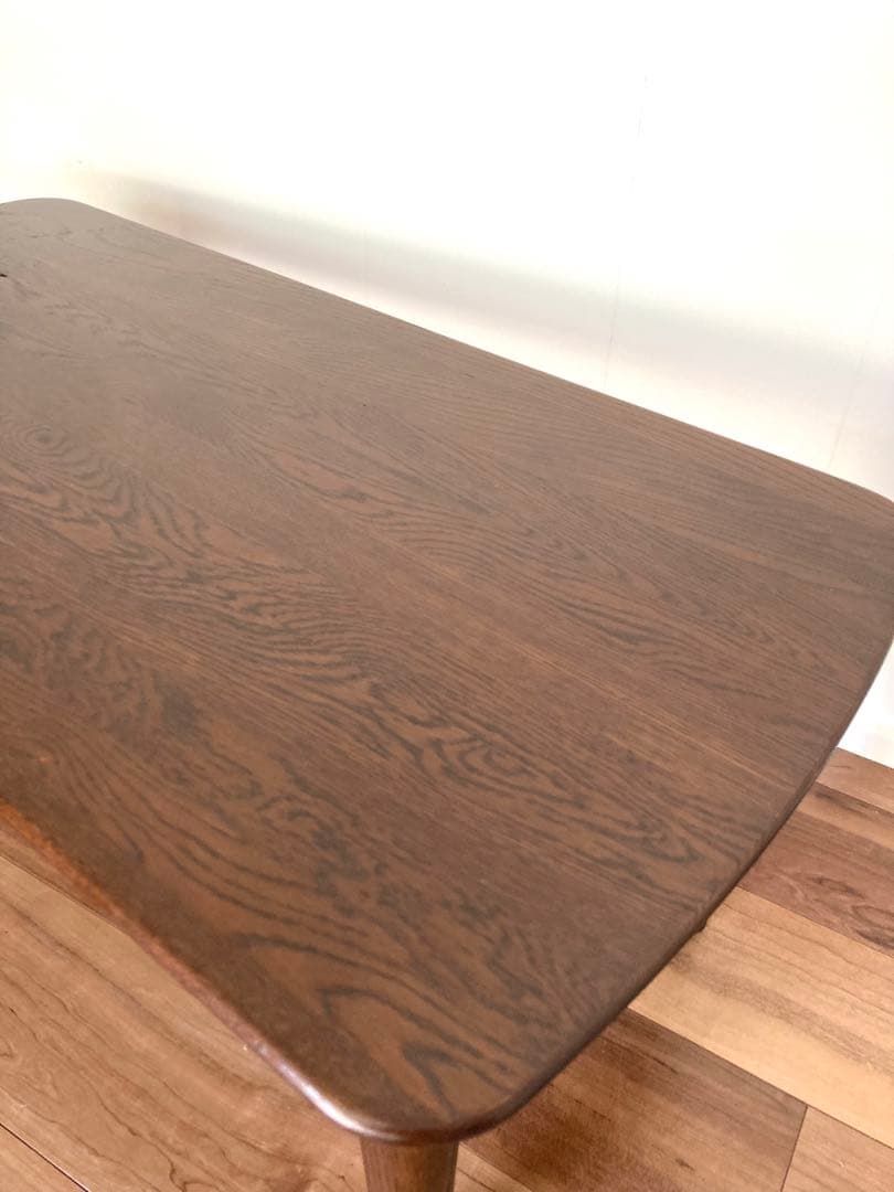 【メンテ済】上質なローテーブル　IDC大塚家具　ナラ材