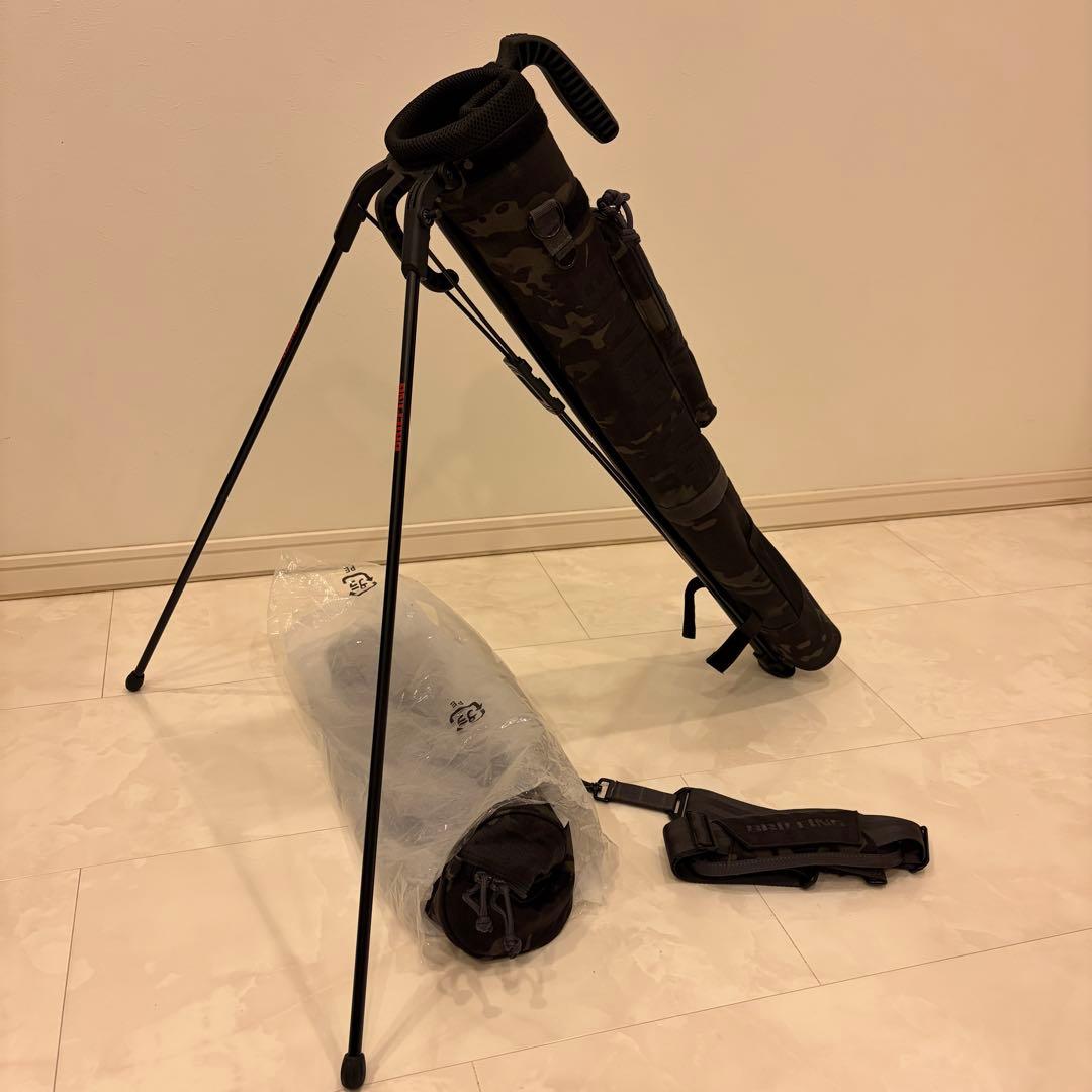 【まる】BRIEFING カモフラージュ セルフスタンドバッグ