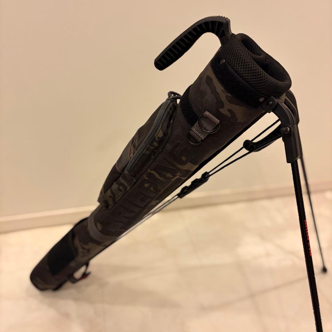 【まる】BRIEFING カモフラージュ セルフスタンドバッグ