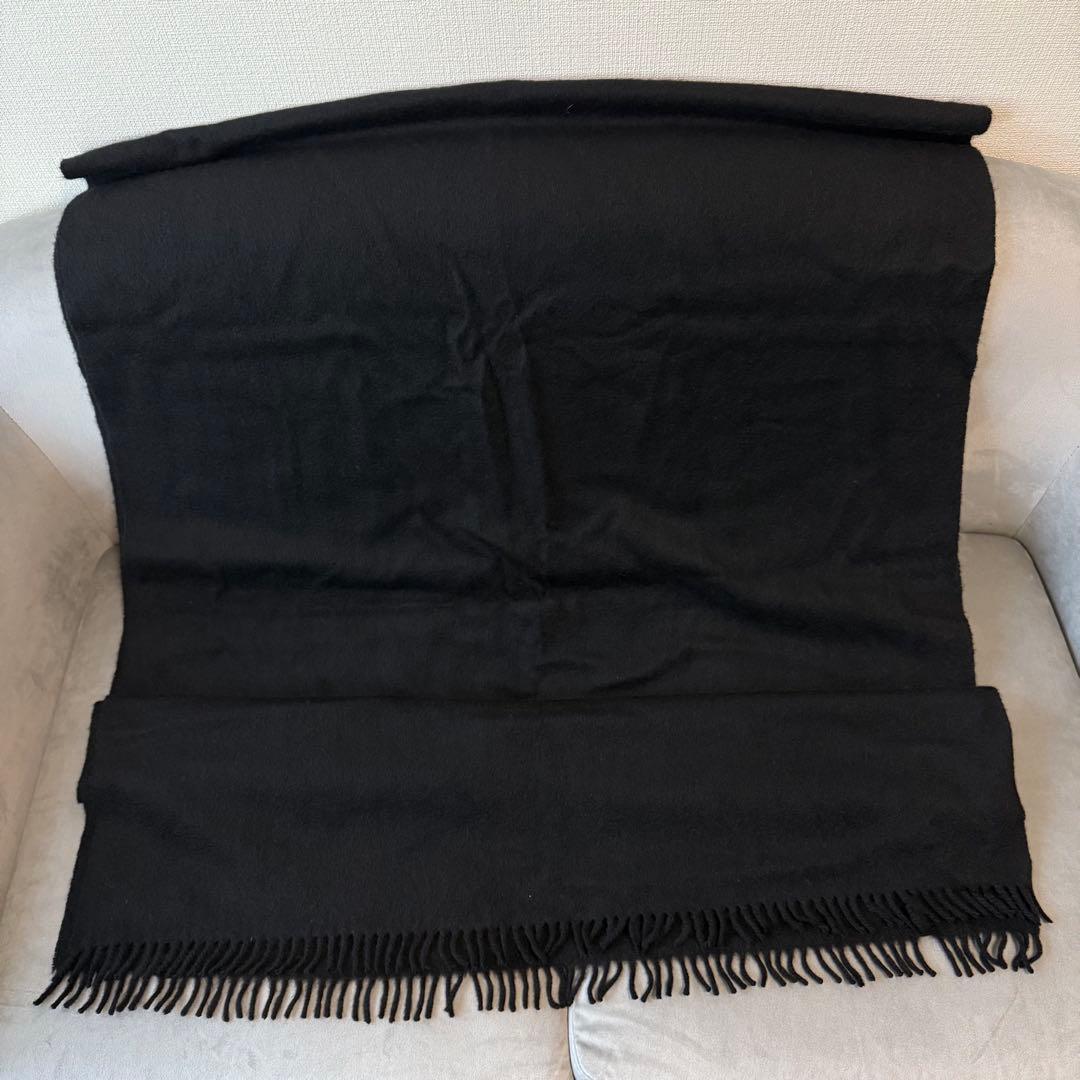 エルメス マルジェラ期 カシミヤ マフラー ストール ブラック 大判