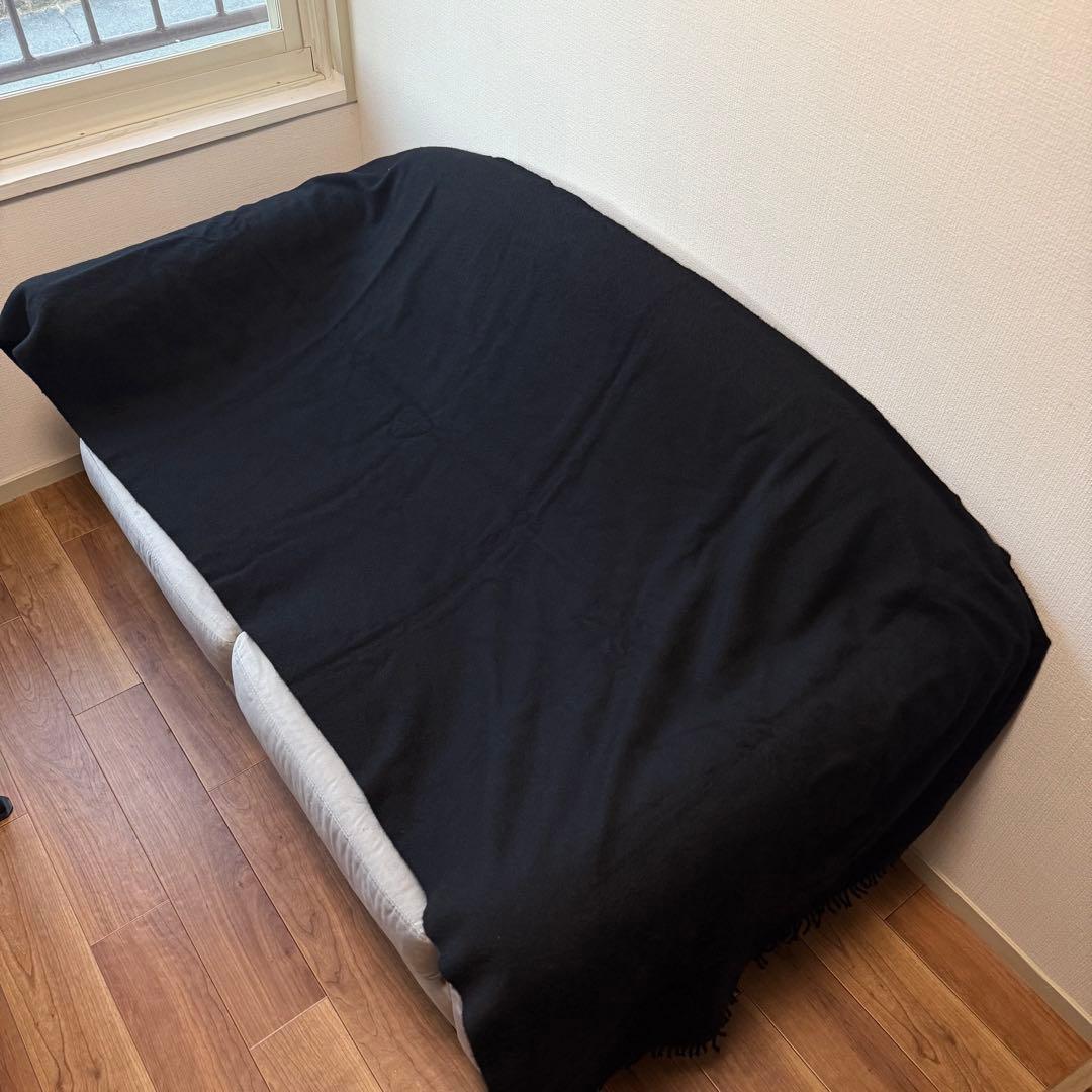 エルメス マルジェラ期 カシミヤ マフラー ストール ブラック 大判