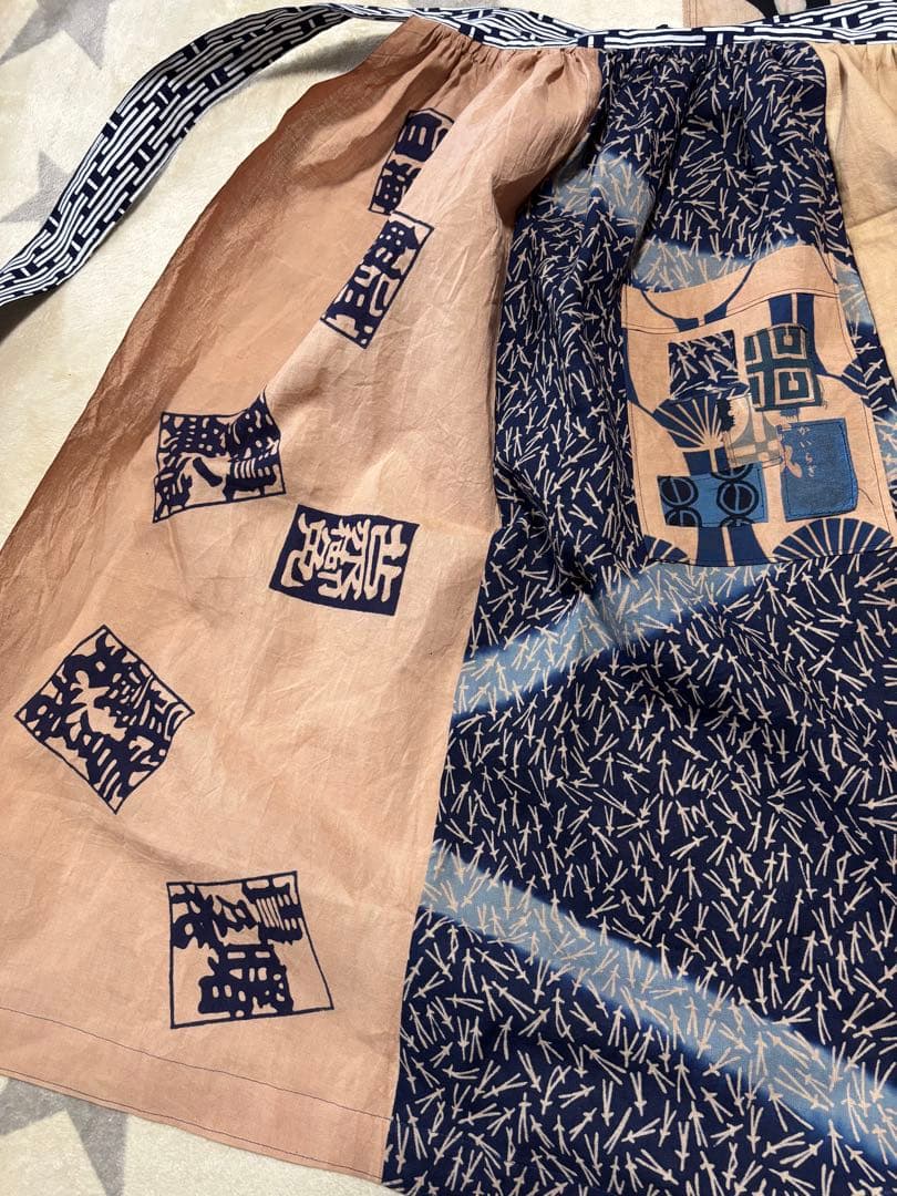 ppsk　1073 ジャンパースカート　花火　狛犬　手ぬぐい　手拭い