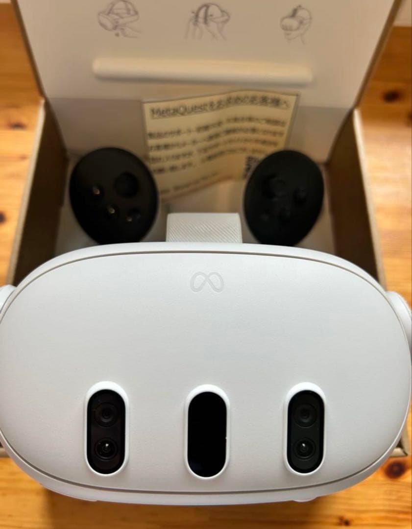  Quest 3 VRヘッドセット 512GB PC接続コード、充電付