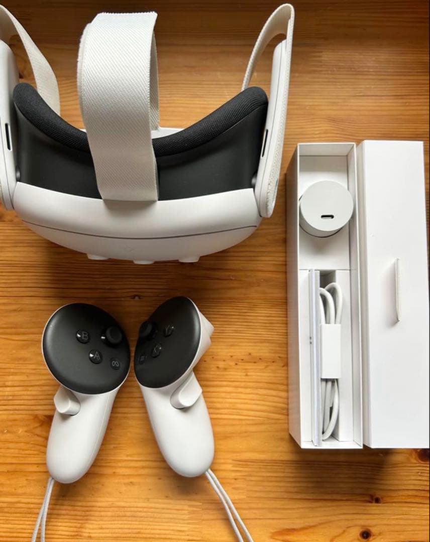  Quest 3 VRヘッドセット 512GB PC接続コード、充電付
