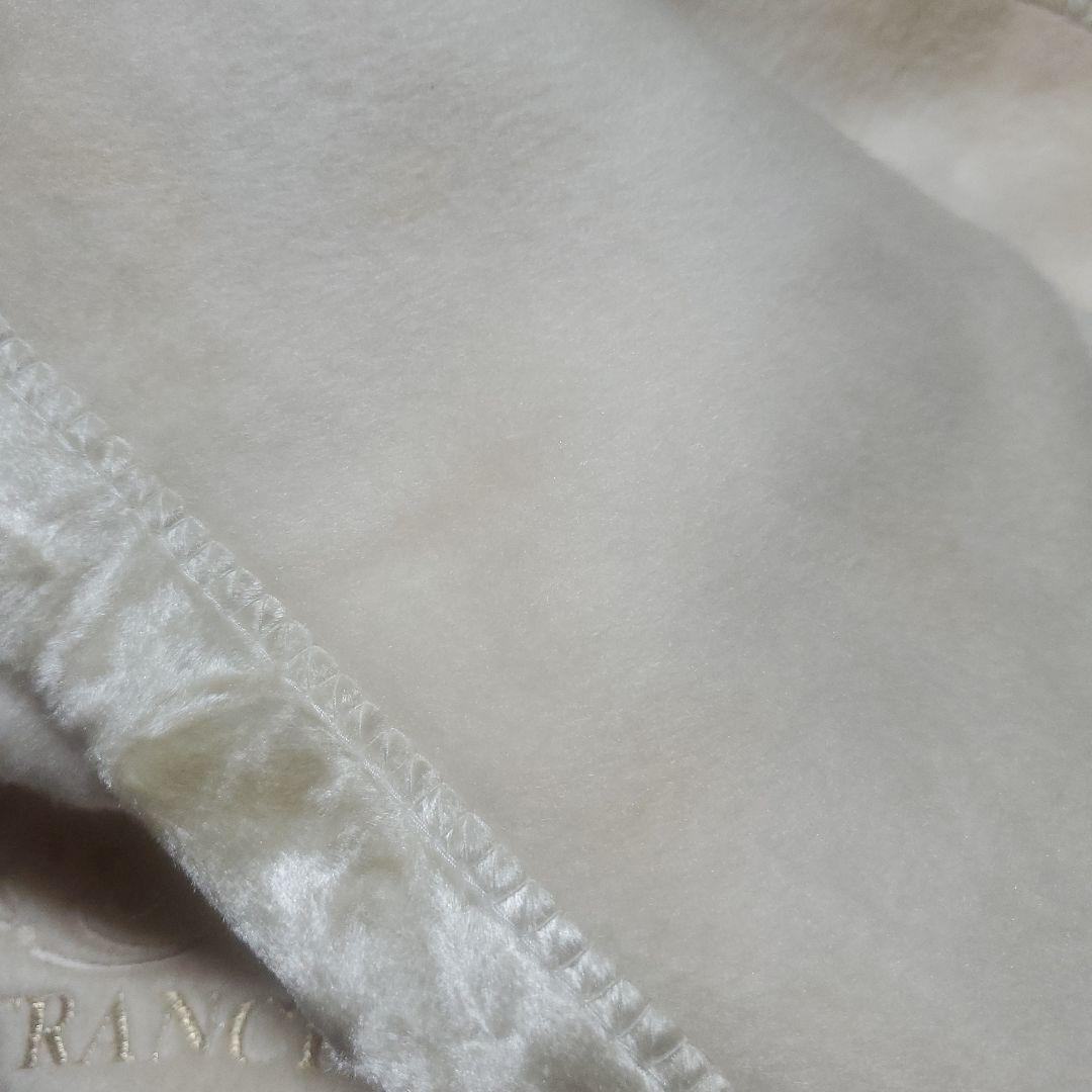 FRANCK MICHEL絹100%毛布 2枚組アイボリー