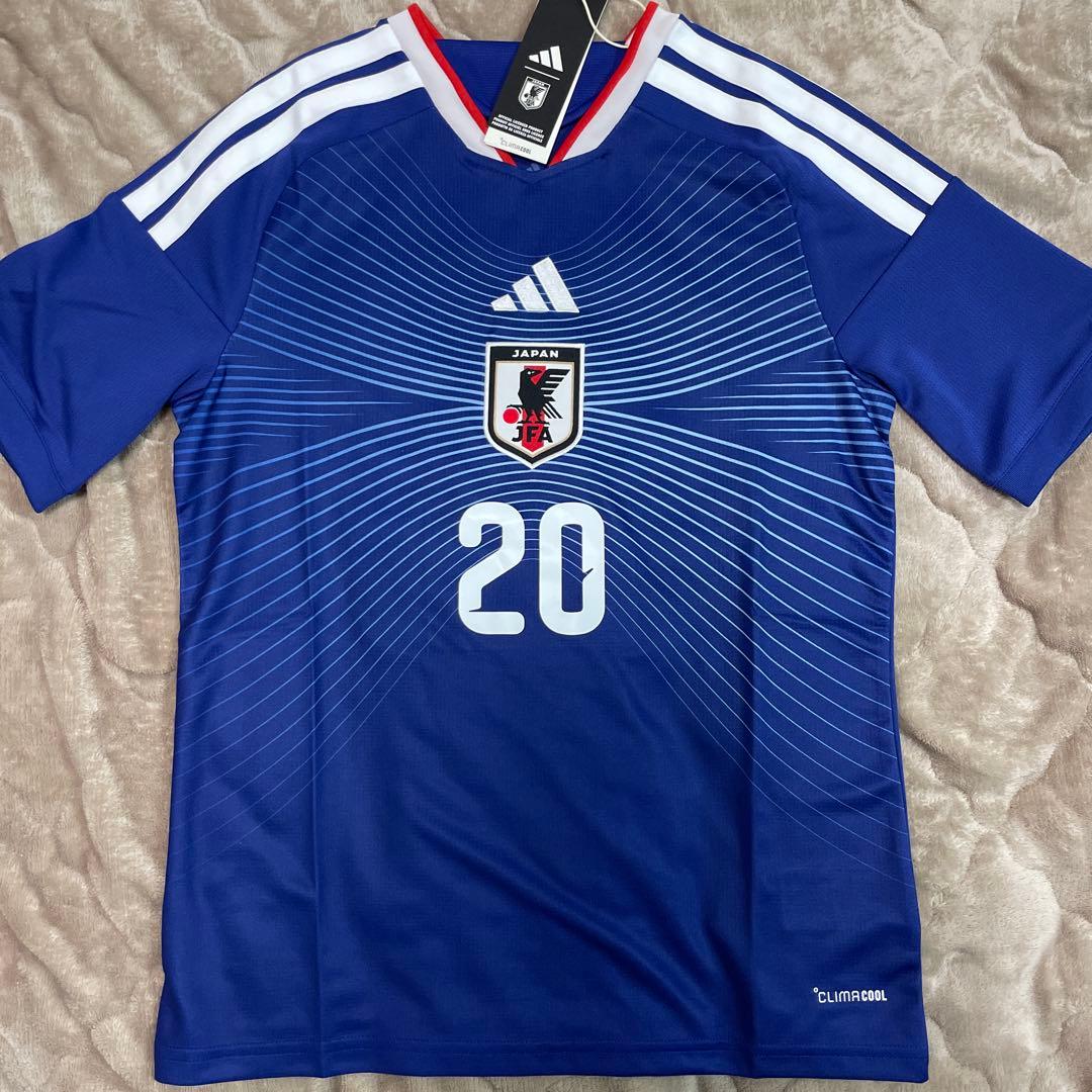サッカー日本代表 2026 ホーム　ユニフォーム　#20 久保建英　サイズ160